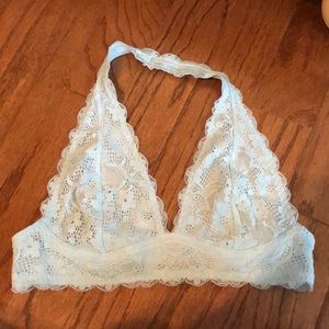 Mint blue free people halter bralette